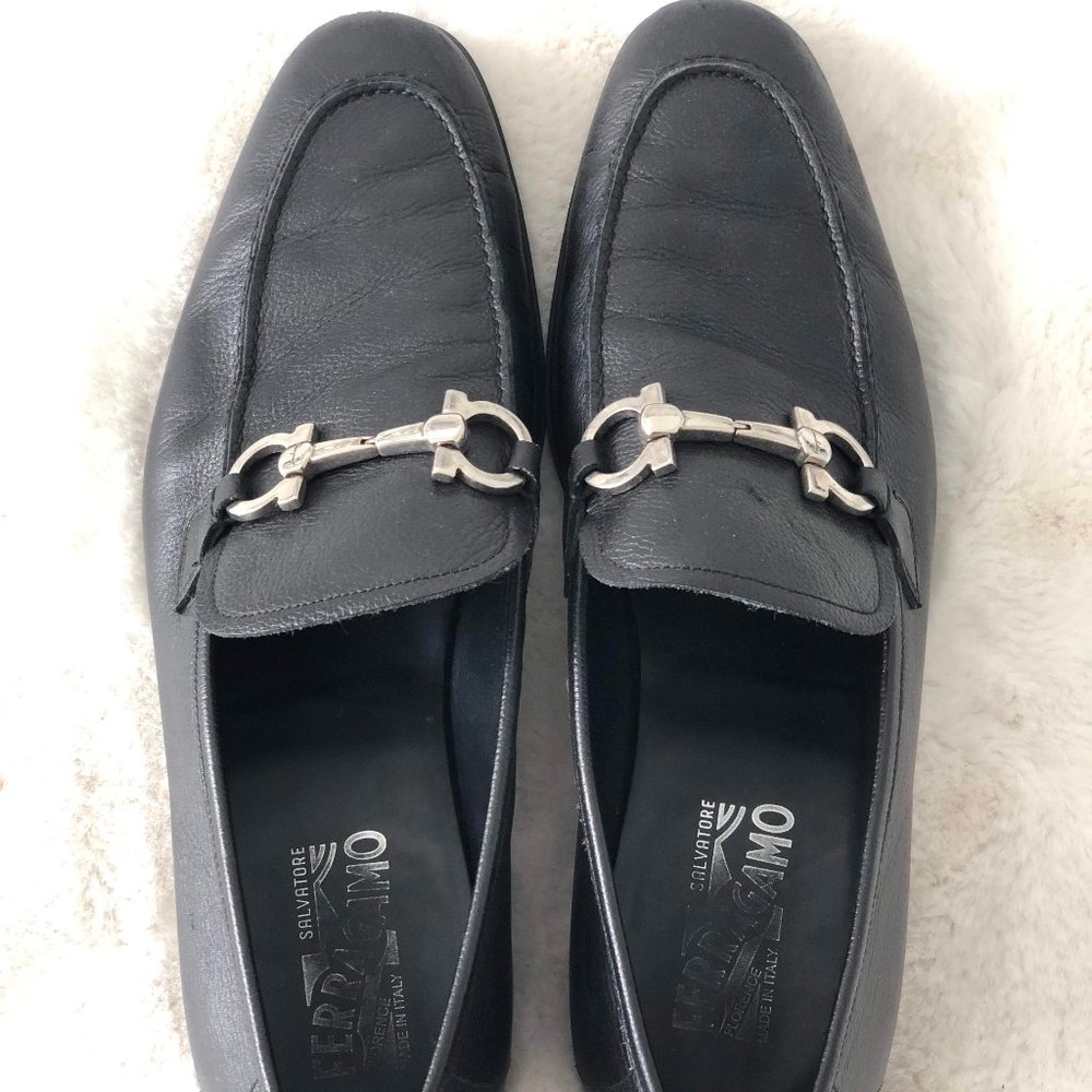 Salvatore Ferragamo Gancini Ornament Moccasin